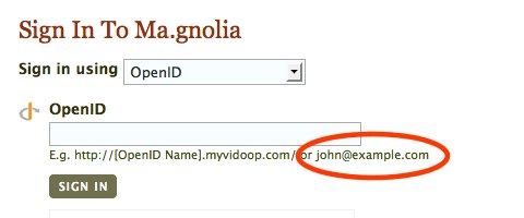 Ma.gnolia.com - Email Address to URL Transformation